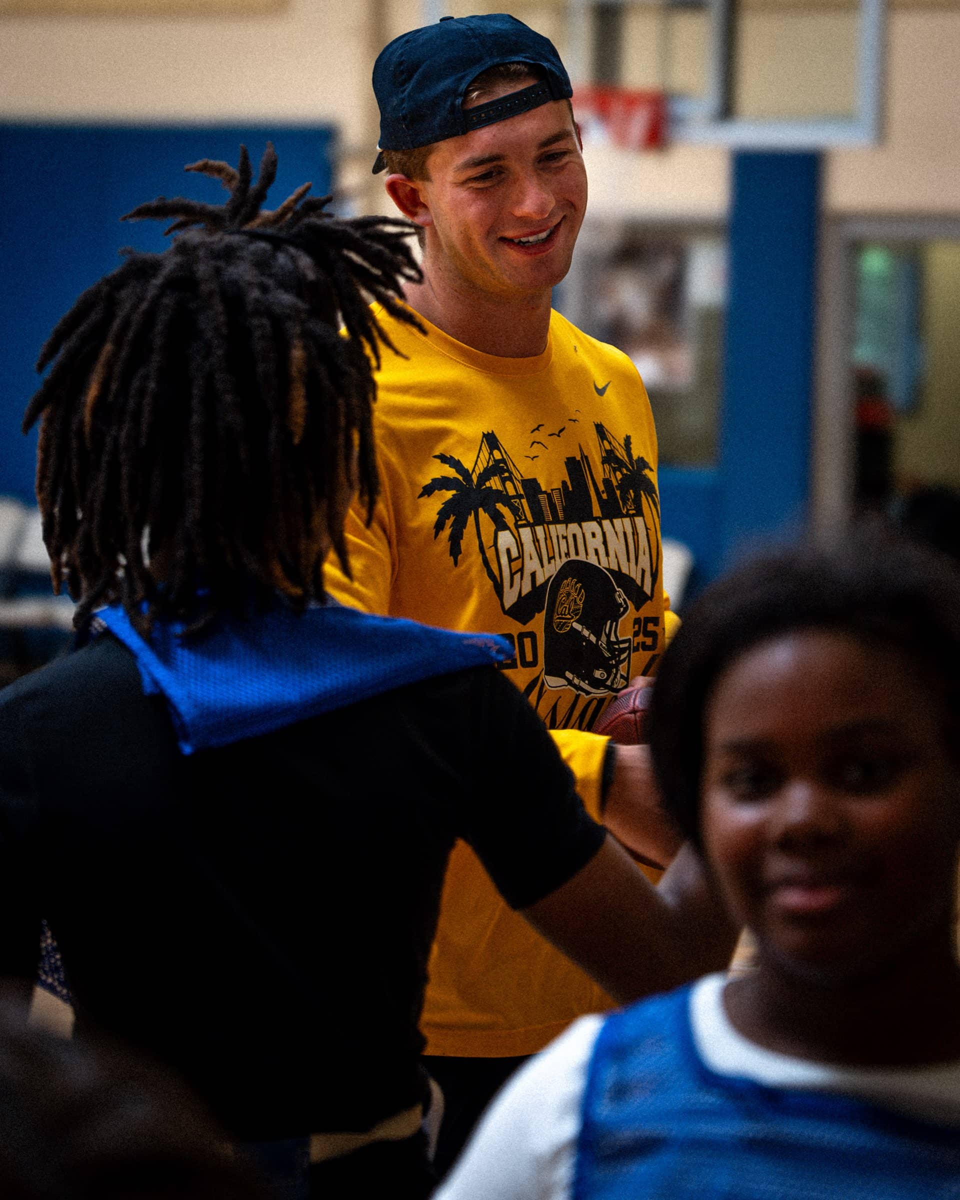 Cal Football Players Visit