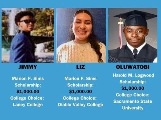 2024 BGCO Booster Club Scholarship Recipients: Jimmy, Liz, and Oluwatobi